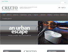 Tablet Screenshot of crizto.com